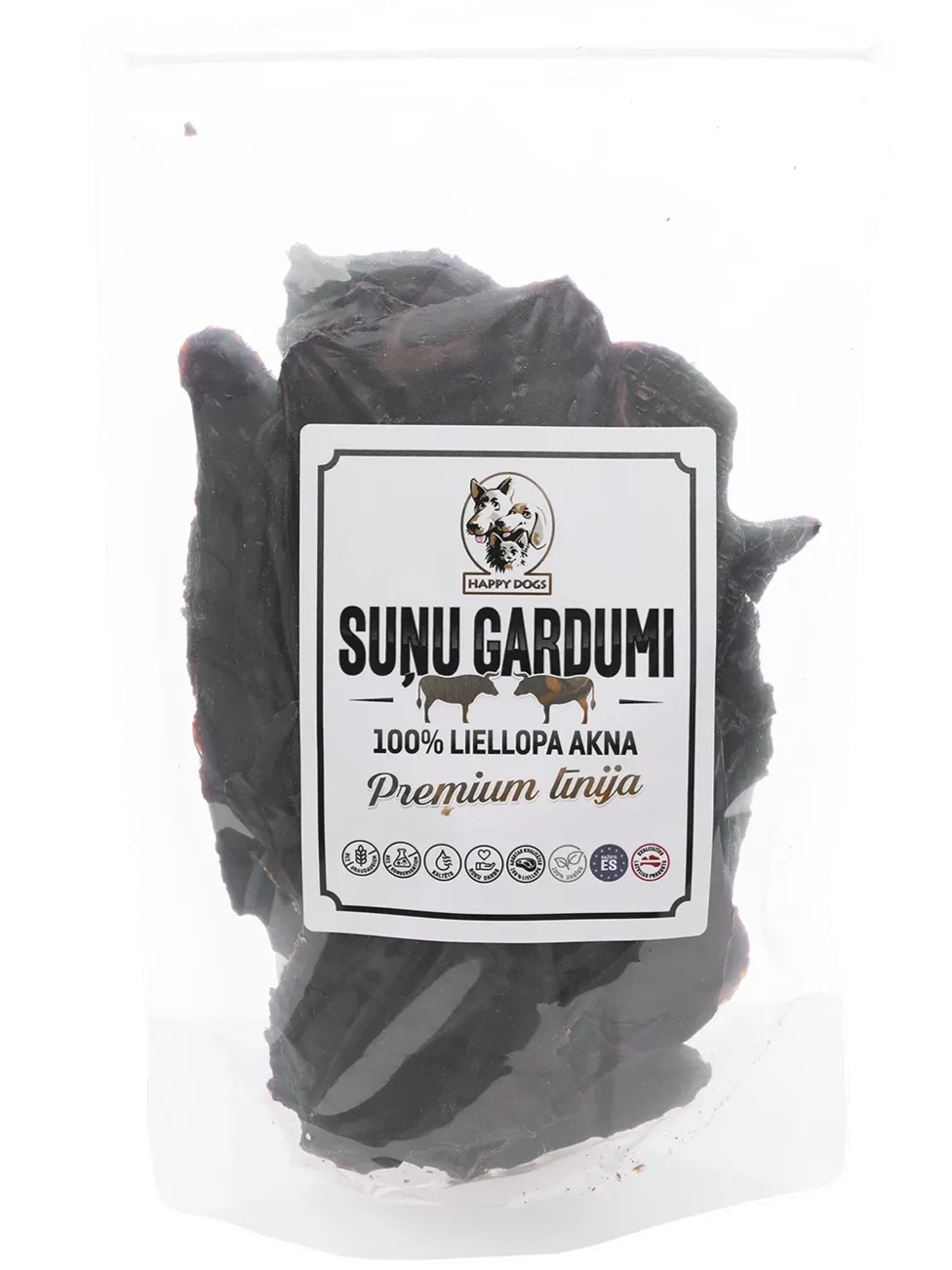 100% Liellopa aknas suņu gardumi