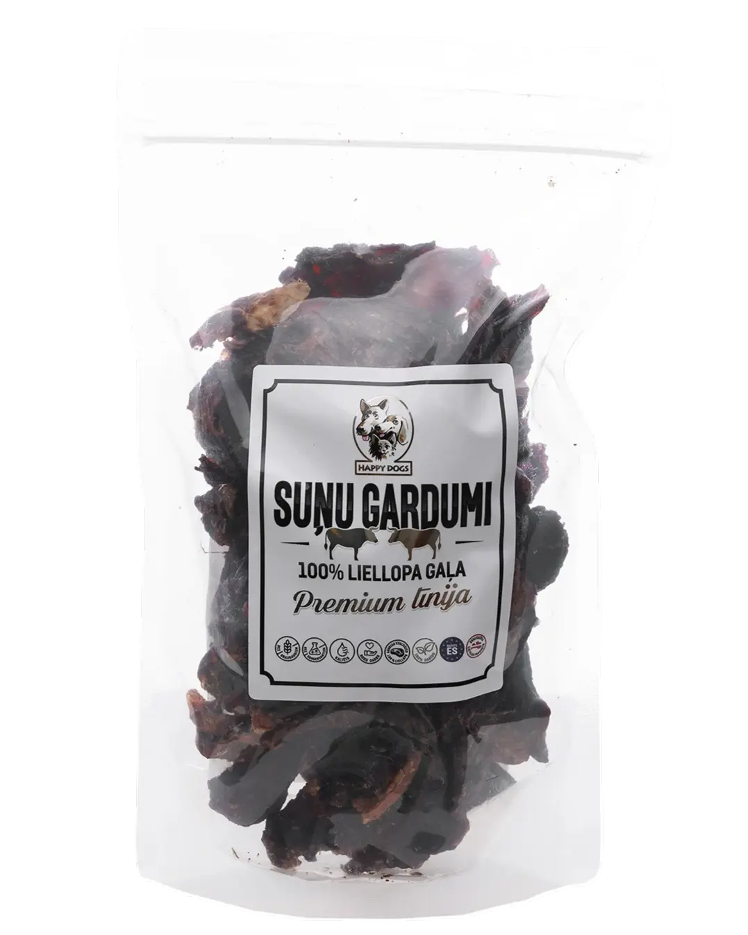 100% Liellopa gaļas suņu gardumi